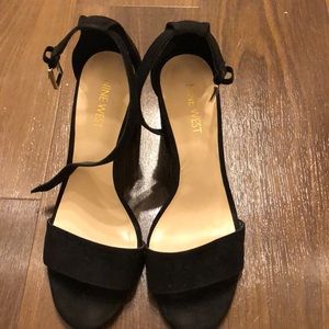 Black Nine West Block Heel